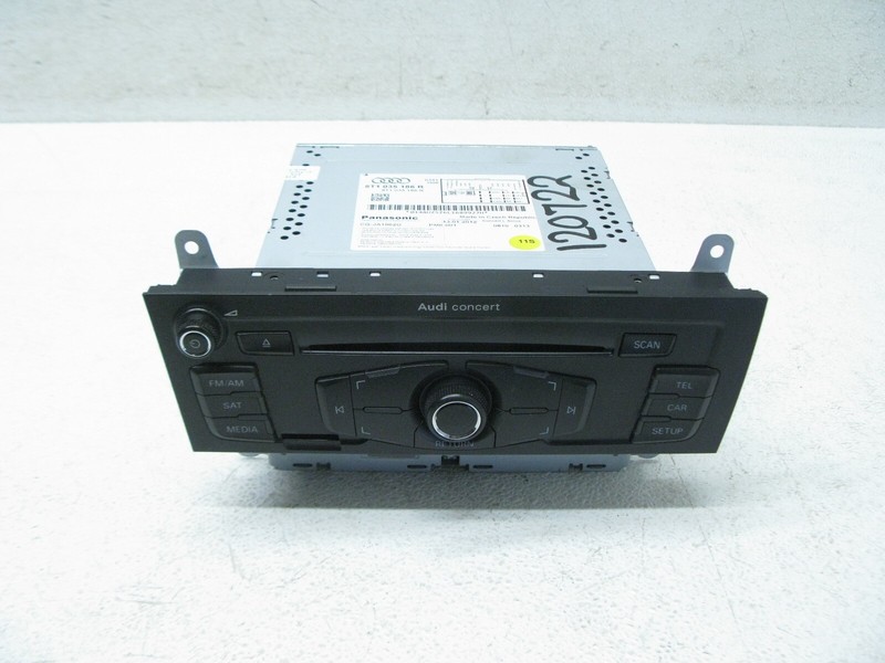 08-12 AUDI 8T A5 S5 B8 A4 S4 MULTIMEDIA CD RADIO RECEIVER HEAD UNIT OEM 120722