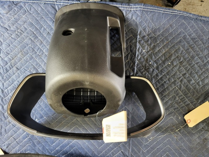 Used Oem Hyundai Speedometer Cluster Bezel & Column Cover for 2019-2020 Santa Fe