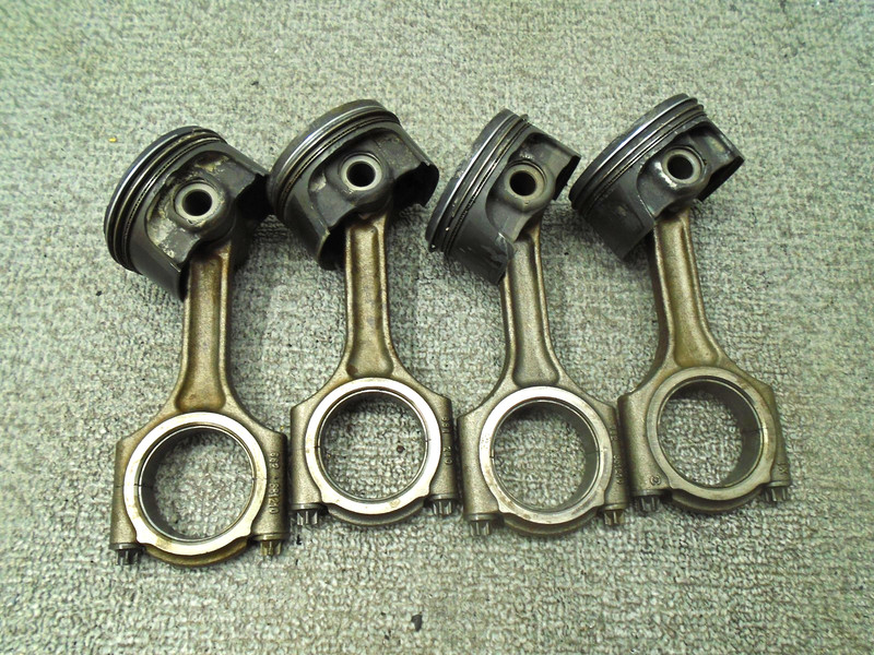 PISTON & CON-ROD ASSY (4) 898499T02 881210T02 MERCURY VERADO OUTBOARD 200-300HP