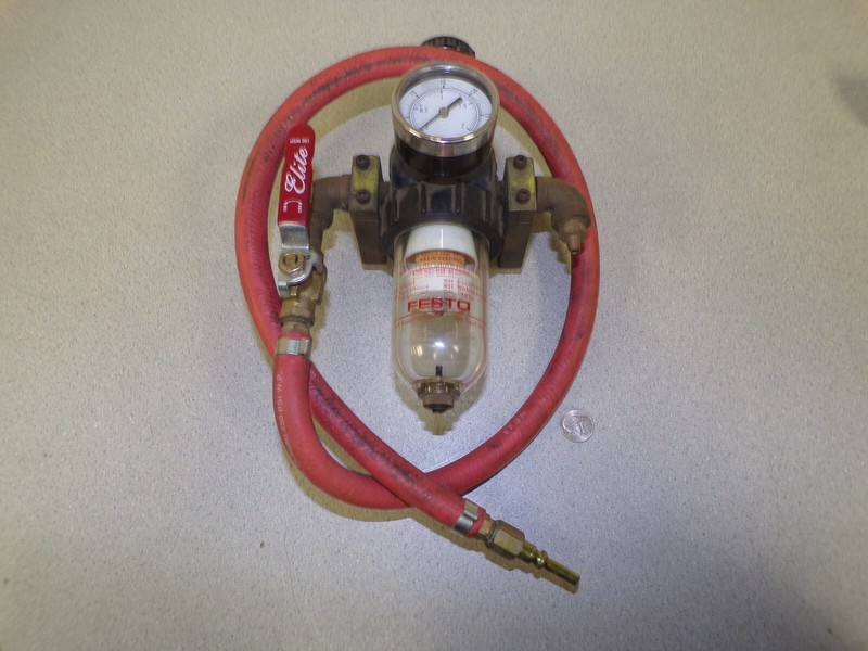 Festo 6106 LD43 with Gauge and Air Hose Connect *FREE SHIPPING*