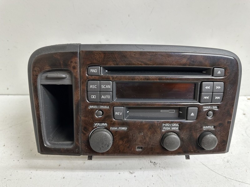 1999-2004 Volvo S80 AM FM Cassette Radio Stereo 2 DIN Disc CD Player