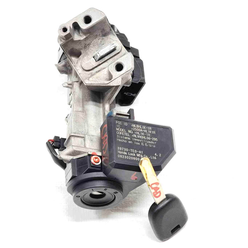 2009 Accord Cpe AT Ignition Switch Assembly W/KEY OEM 6351TE0A11