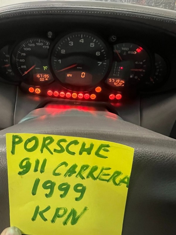 1999 PORSCHE 911 996 A/T INSTRUMENT CLUSTER GAUGE SPEEDOMETER 99664110403