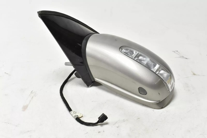 06-10 Mercedes W251 R350 Front Left Side Rear View Door Mirror Gray OEM