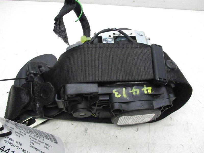 2009-2012 BMW 750I RIGHT PASSENGER SIDE FRONT SEAT BELT RETRACTOR BLACK 30204