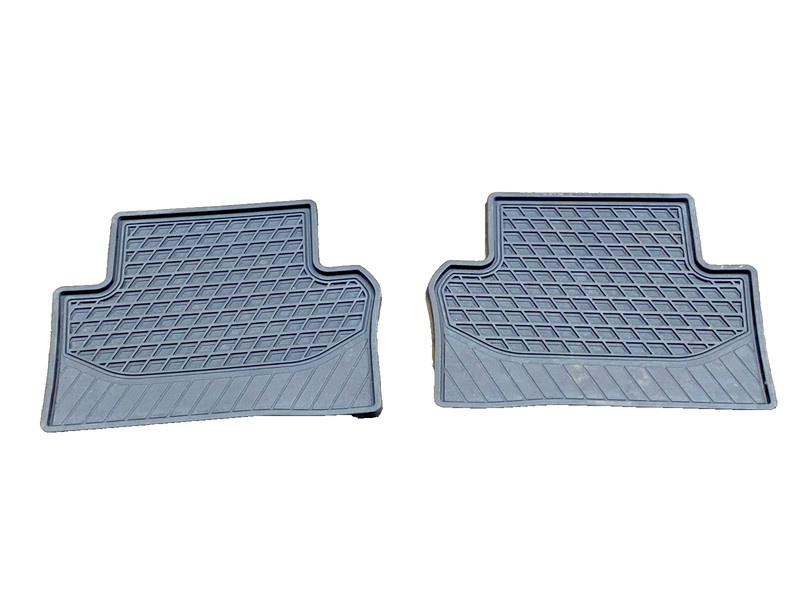 17-20 MERCEDES E400 E450 W213 REAR RUBBER MATS SET OF 2 OEM #A0.60