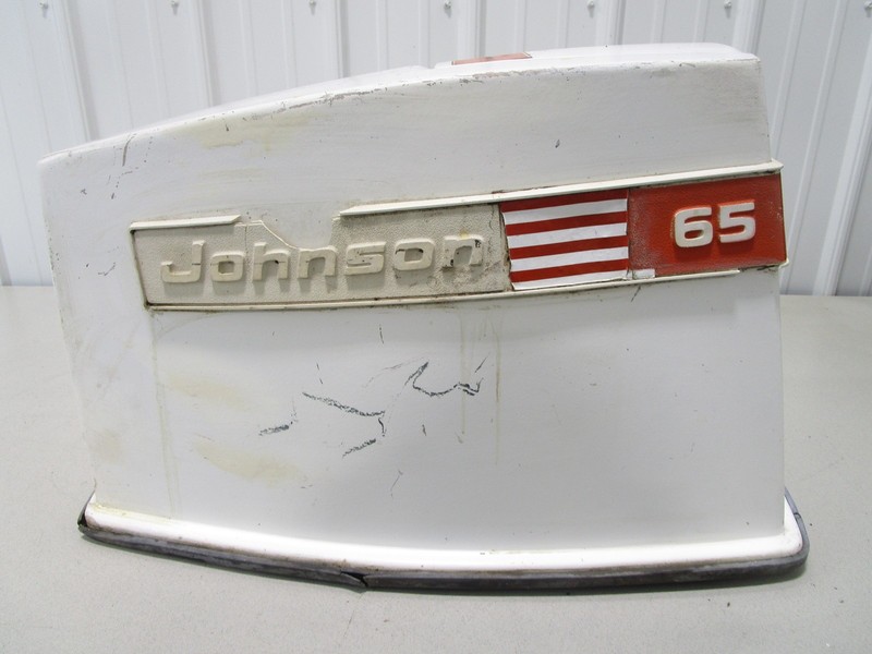 384930 Johnson Evinrude 65 HP 3 Cyl Motor Cowl Engine Cover Cowling Hood