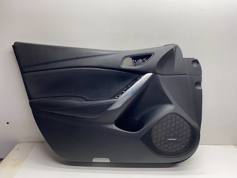 2014-2016 MAZDA 6 LEFT DRIVER SIDE FRONT INTERIOR DOOR PANEL TRIM COVER BLACK