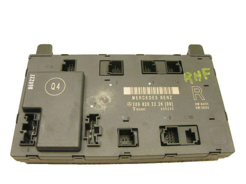 03-09 MERCEDES W209 CLK500 CLK320 CLK550 DOOR CONTROL MODULE PASSENGER RIGHT 101