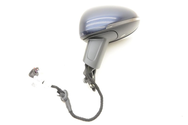 15-18 Porsche Macan 3.0L Blue Driver Left Side View Power Door Mirror