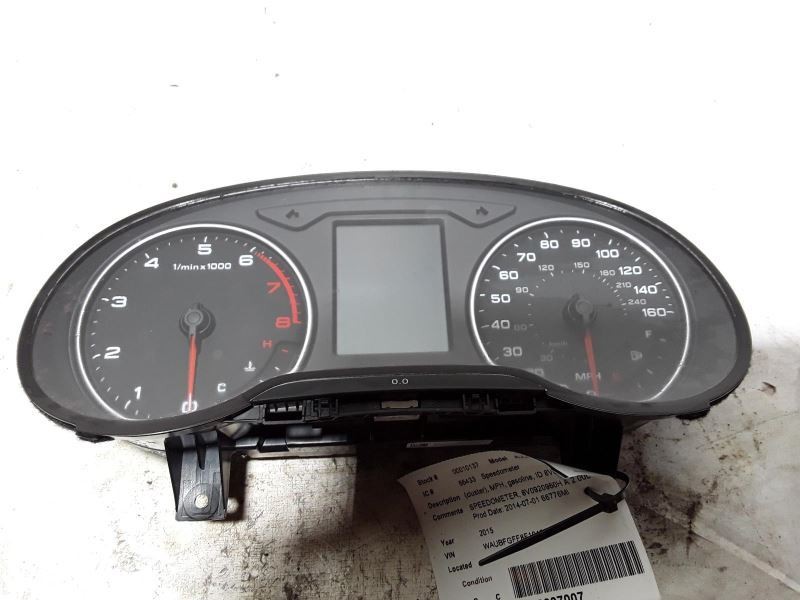 Speedometer Cluster Sedan MPH ID 8V0920960H Fits 15-17 AUDI A3 14053