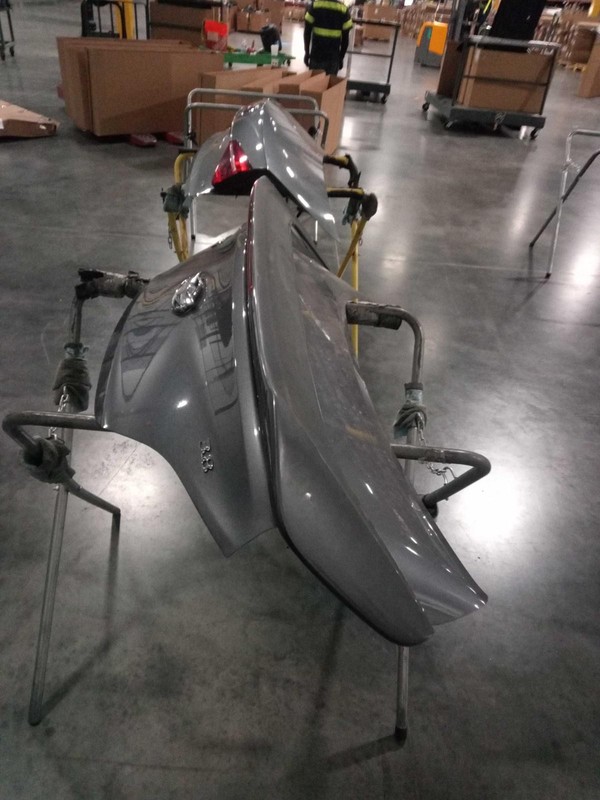 2015 Hyundai Genesis Coupe Deck Lid Grey OEM 692002M010 106K Miles