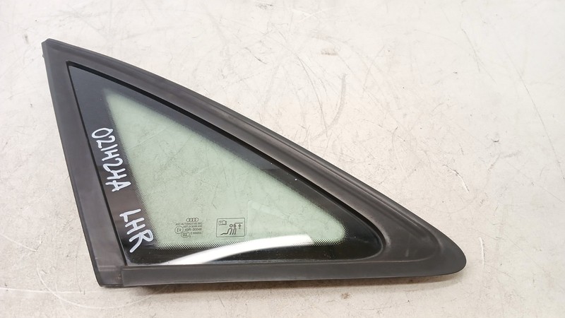 09-16 AUDI B8 A4 S4 RS4 SEDAN REAR LEFT DRIVER QUARTER WINDOW GLASS OEM 02142A