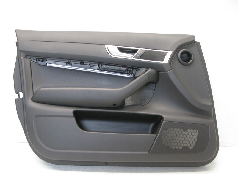 05-11 AUDI C6 A6 S6 SEDAN WAGON FRONT LEFT DOOR INTERIOR TRIM PANEL OEM 090623