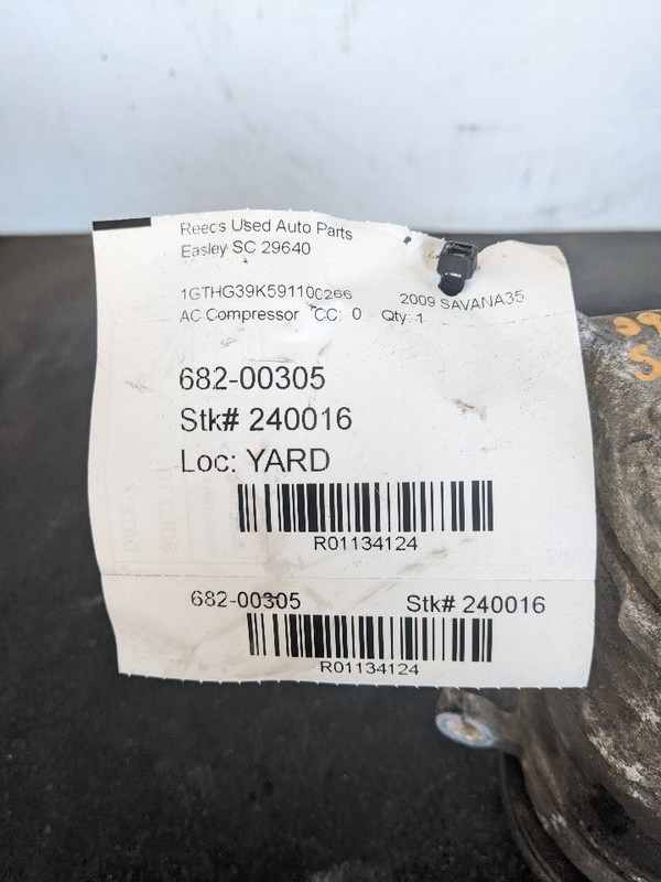 AC Compressor Fits 08-09 EXPRESS 1500 VAN 1134124