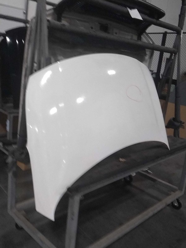 Kia Forte 2017 Hood WHITE 66400A7600 1030