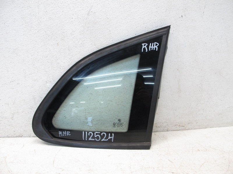 13-15 BMW E84 X1 WINDOW QUARTER GLASS REAR RIGHT PASSENGER OEM 112524