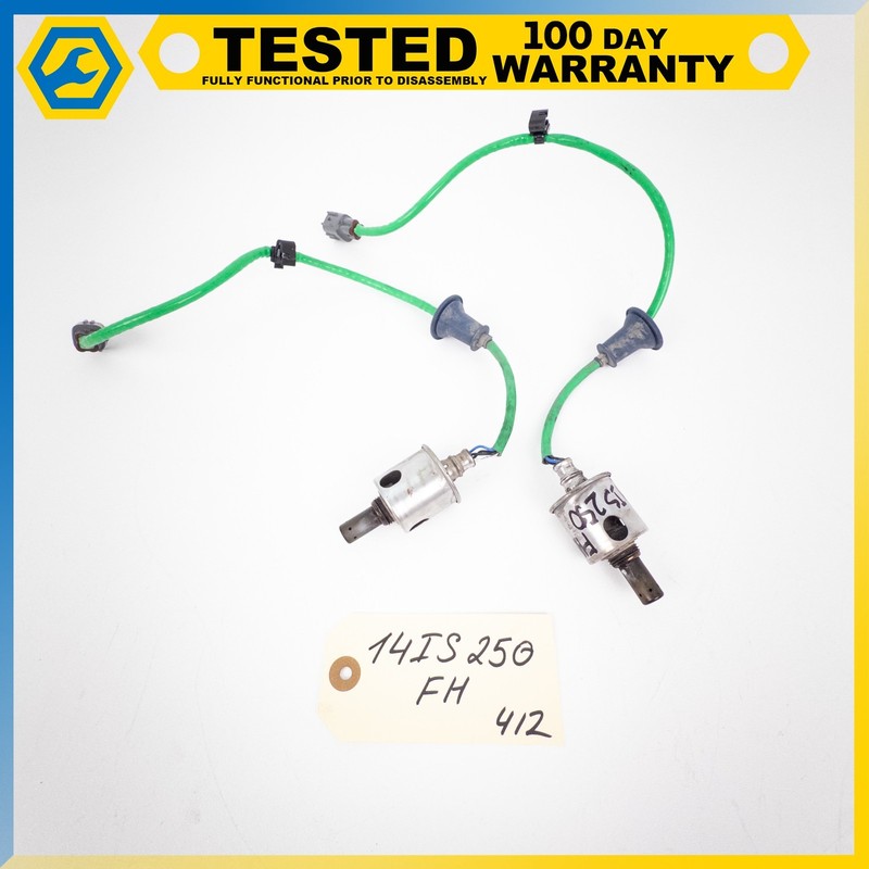 06-15 LEXUS IS250 IS350 STREAM OXYGEN LAMBDA SENSOR SET OEM