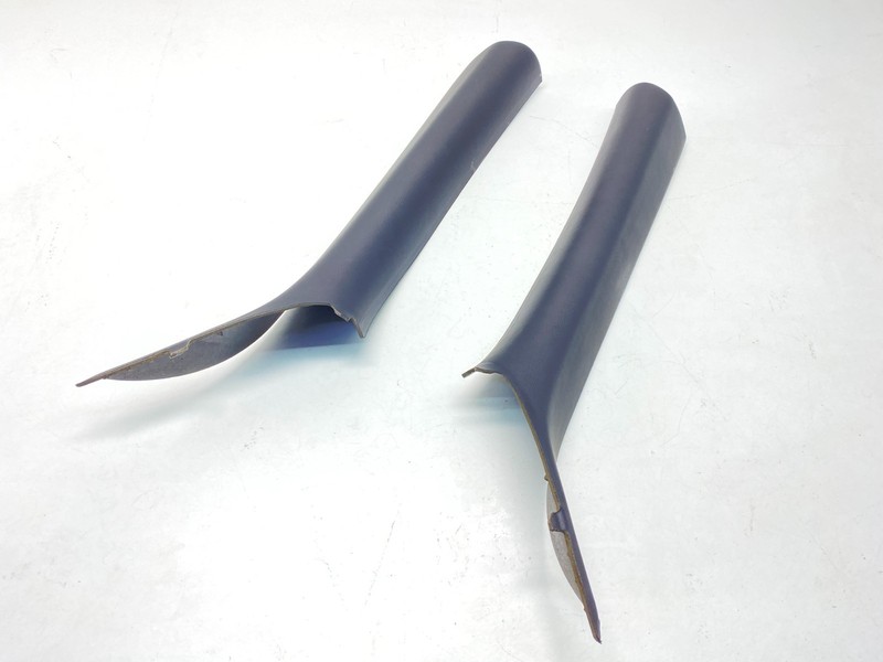BMW E64 650 M6 CONVERTIBLE Front Left & Right A Pillar Trim Cover Black Set OEM✅