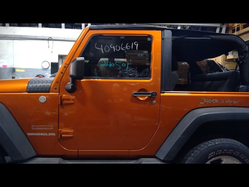 Driver Front Door VIN W 6th Digit Jk Body Full Door Fits 11-18 WRANGLER 1508569