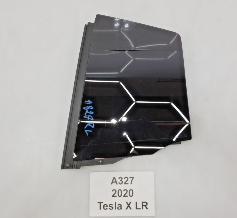 ✅ 16-20 OEM Tesla Model X Rear Left Driver Side Door Window Glass Tinted