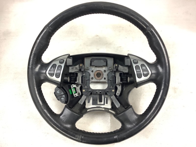 04 05 06 Acura TL Steering Wheel Leather Black No Bag Used OEM *WORN SPOTS!