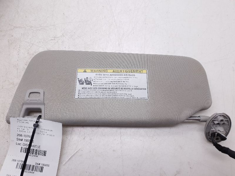 Passenger Right Sun Visor Illuminated Fits 13-16 AVALON 74310-07010-B0