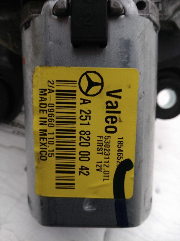 Used Back Glass Wiper Motor fits: 2015 Mercedes-benz Mercedes gl-class 164 Type