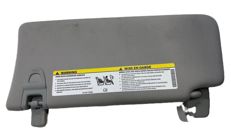2022-2024 Jeep Compass Right Passenger Side Sun Visor RH OEM 05108114AA