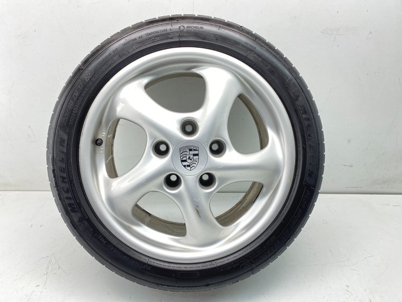 97-05 Porsche Boxster 986 911 17 Inch Factory Rear Wheel Rim w/ Tire 8.5x17 OEM✅