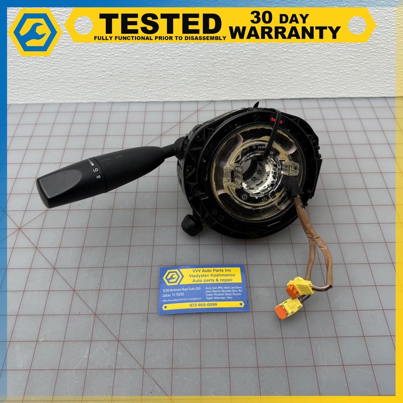 14-17 MASERATI GHIBLI STEERING COLUMN CLOCK SPRING W/ WIPER CONTROL SWITCH OEM