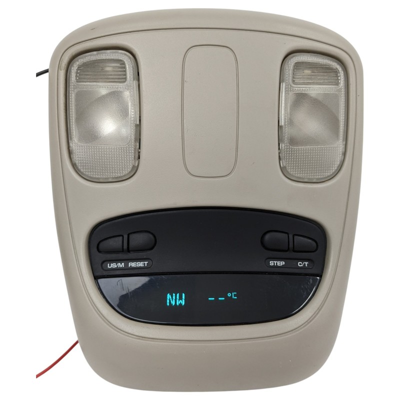 2002-2005 Dodge Ram Overhead Console Dome Map Lights Digital Display 56045573AE