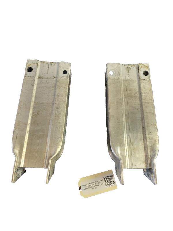 2015-2017 MERCEDES E400 COUPE SET 2PC Front Bumper Reinforcement Bracket OEM 3.0