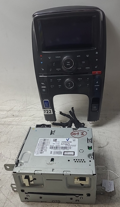 11-15 Chevy Volt Power Park Switch Info Screen Climate AC Control w/CD XM Radio