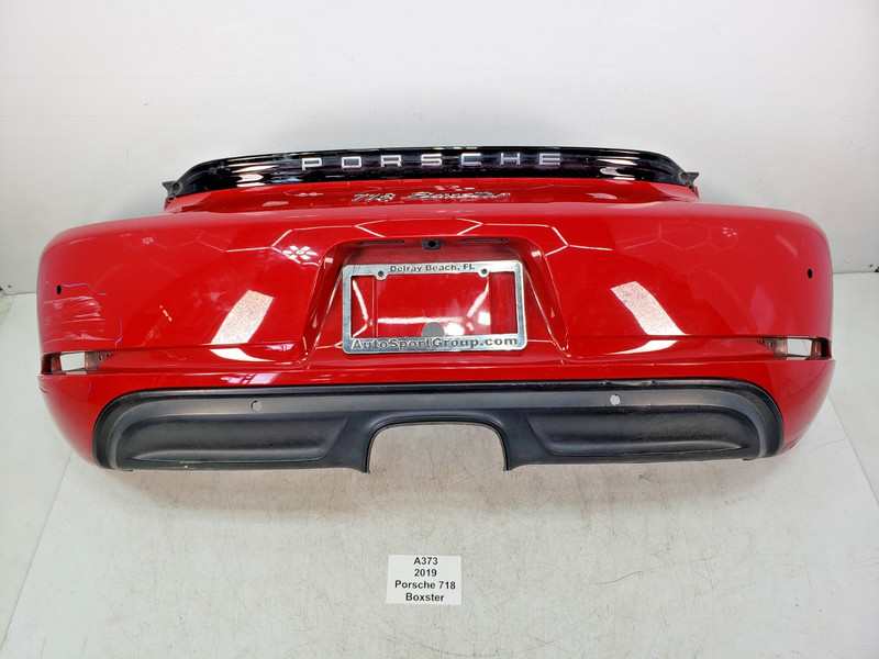 ✅17-24 OEM Porsche 718 Boxster 982 Rear Bumper Cover Panel Red *