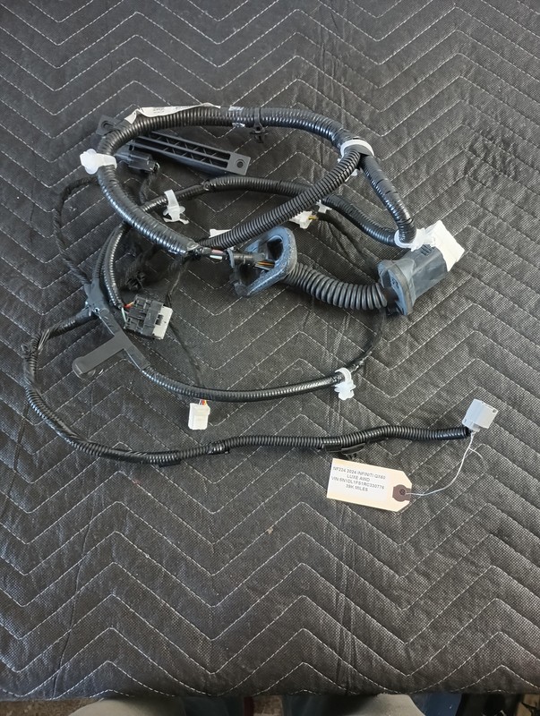 2024 Infiniti QX60 Right Passenger Rear Door Wiring Harness 3.5L OEM 24126-6SA0A