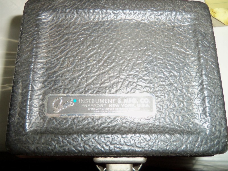 Shore Instrument & MFG Co LA-22-009 57349 Durometer w/ Case *FREE SHIPPING*