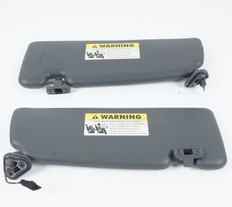 2006 - 2010 BMW E63 650i M6 Interior Sun Visor Left Right Pair