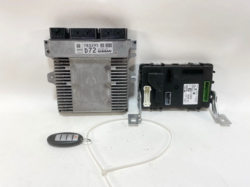 16-17 NISSAN PATHFINDER ECU BCM ENGINE & BODY CONTROL MODULE W/ KEY FOB OEM