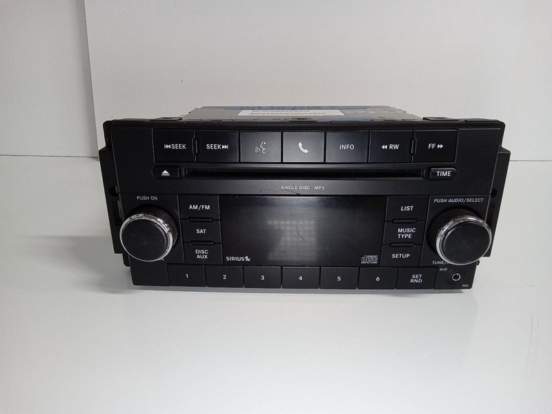 2009-2010 Dodge Ram Receiver Radio AM-FM Single Disk CD 2783B P05091117AC