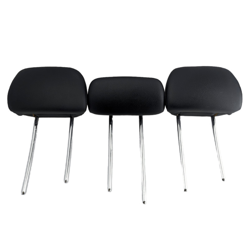 BLACK 2008-2010 MERCEDES C300 W204 SEDAN REAR SECOND ROW SEAT HEADREST SET