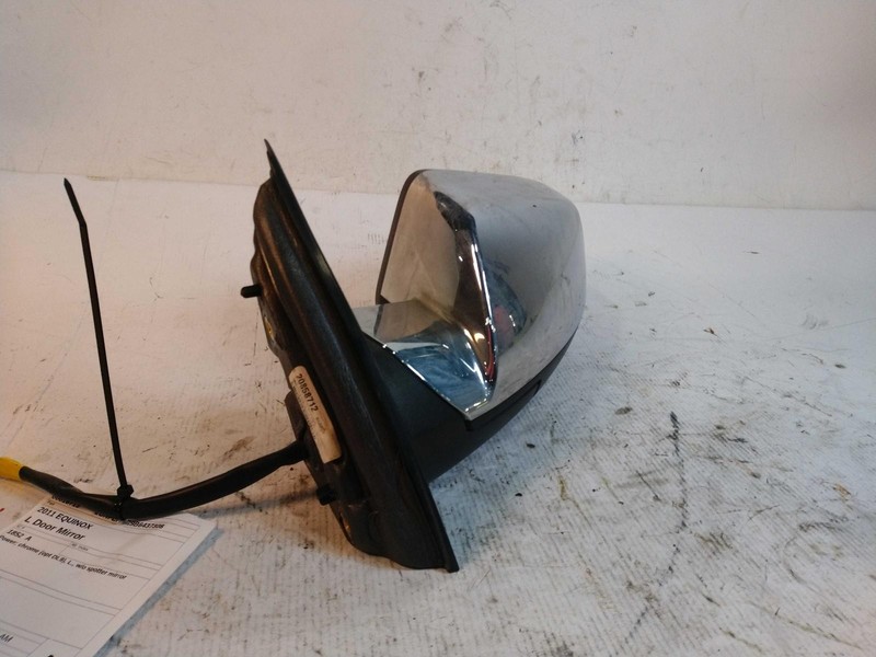 2011 Chevrolet Equinox Left Door Mirror Assembly Black 159K Miles Used