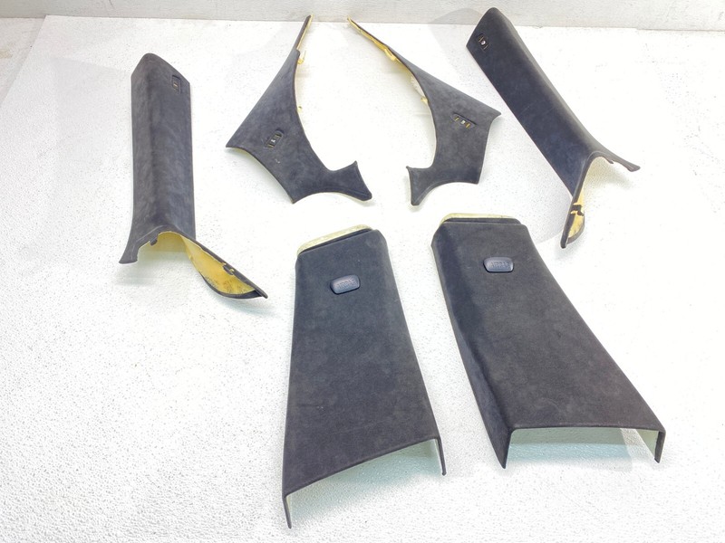 12-19 BMW F06 6 Series M6 A B C Pillar Interior Trim Cover Alcantara Set! OEM✅
