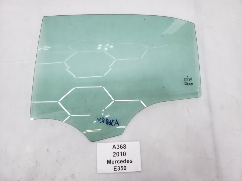 ✅ 10-16 OEM Mercedes W212 E350 Rear Left Driver Side Door Window Glass