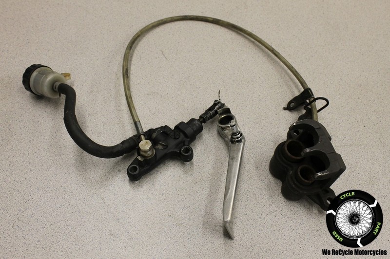 2003 YAMAHA YZF R1 REAR BRAKE LEVER W/CALIPER MASTER CYLINDER ASSY OEM YZFR1 03