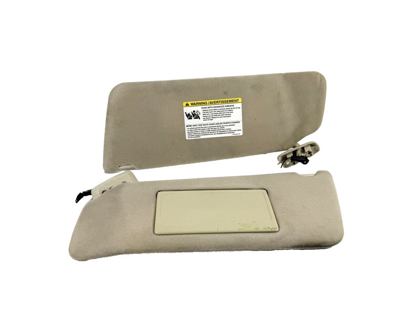 ✅ 04-08 FORD F150 DRIVER LEFT & PASSENGER RIGHT SUN VISOR VISORS SET PAIR *BEIGE