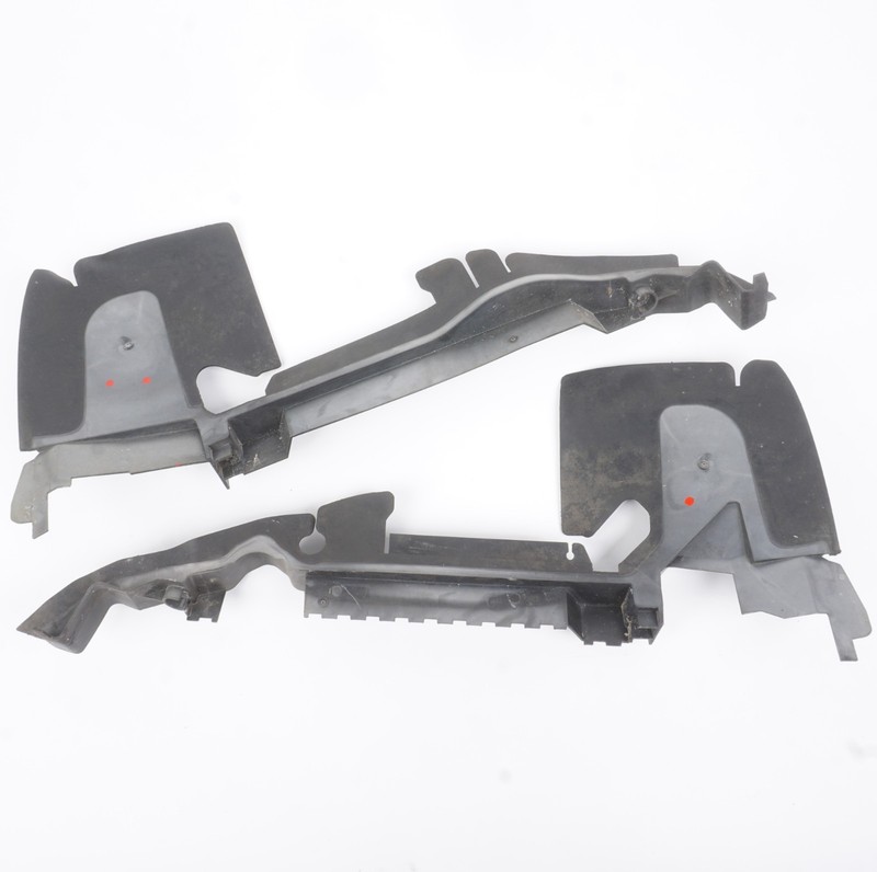 2005-2011 Audi A6 4.2L Radiator Air Duct Guide ChannelSet Of 2 OEM