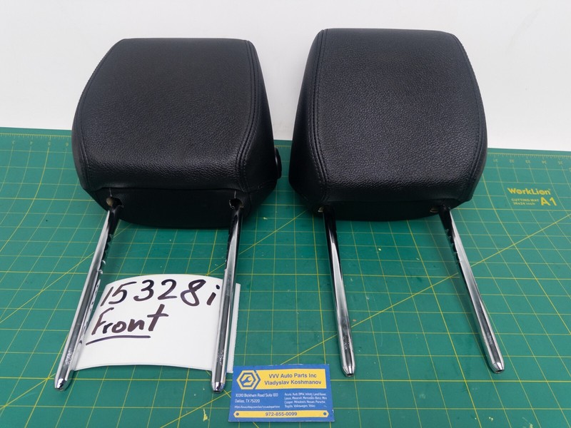 12-20 BMW F30 320i 328i 330iFRONT LEFT RIGHT SET SEAT HEADREST OEM