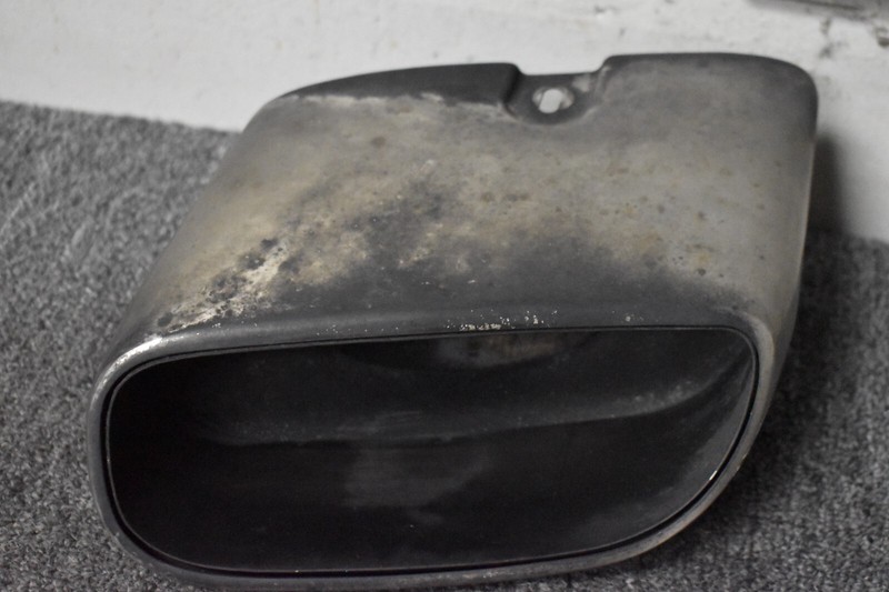 2014-2016 PORSCHE PANAMERA BASE LEFT SIDE TAILPIPE EXTENSION FACTORY OEM