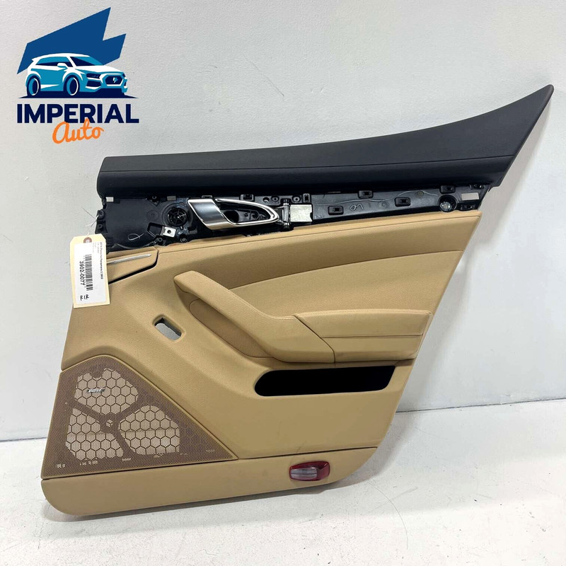 2010-16 PORSCHE PANAMERA REAR PASSENGER SIDE INTERIOR DOOR PANEL TRIM COVER OEM